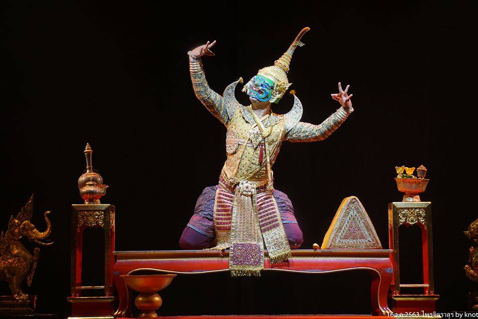 Thailand ðđð | “āđāļāļāļīāļāļĢāļēāļŠāļđāļĢ” Khon masked dance drama in Thailand
