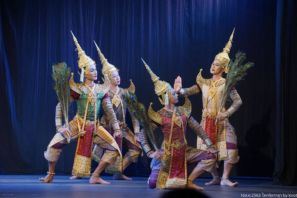 Thailand ðđð | “āđāļāļāļīāļāļĢāļēāļŠāļđāļĢ” Khon masked dance drama in Thailand