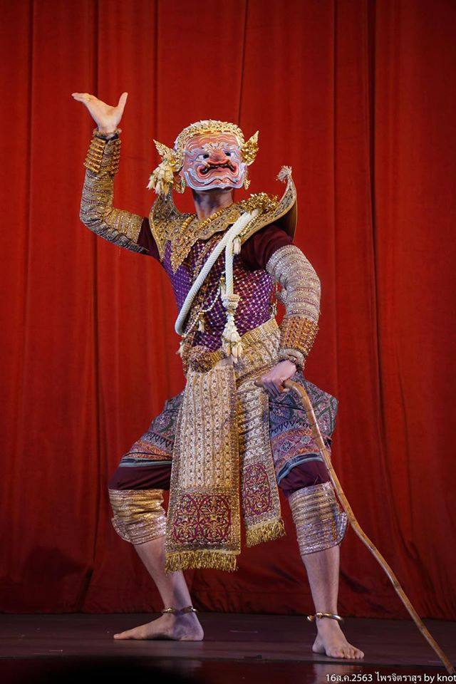 Thailand 🇹🇭 | “ไพจิตราสูร” Khon masked dance drama in Thailand