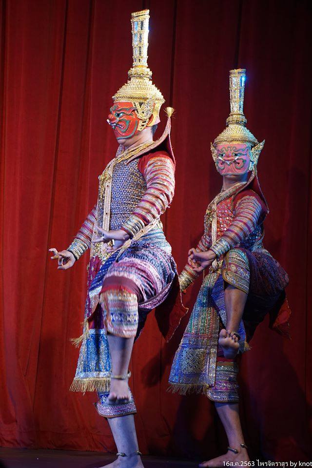 Thailand 🇹🇭 | “ไพจิตราสูร” Khon masked dance drama in Thailand