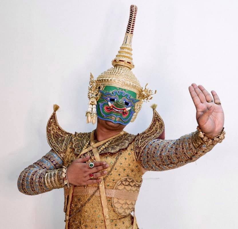 Thailand ðđð | “āđāļāļāļīāļāļĢāļēāļŠāļđāļĢ” Khon masked dance drama in Thailand