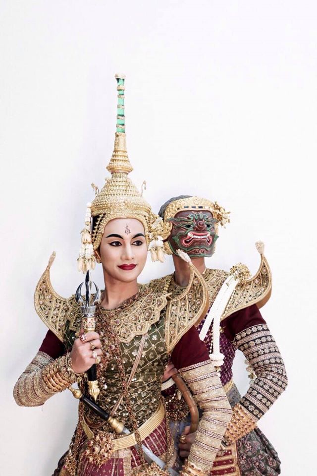 Thailand ðđð | “āđāļāļāļīāļāļĢāļēāļŠāļđāļĢ” Khon masked dance drama in Thailand