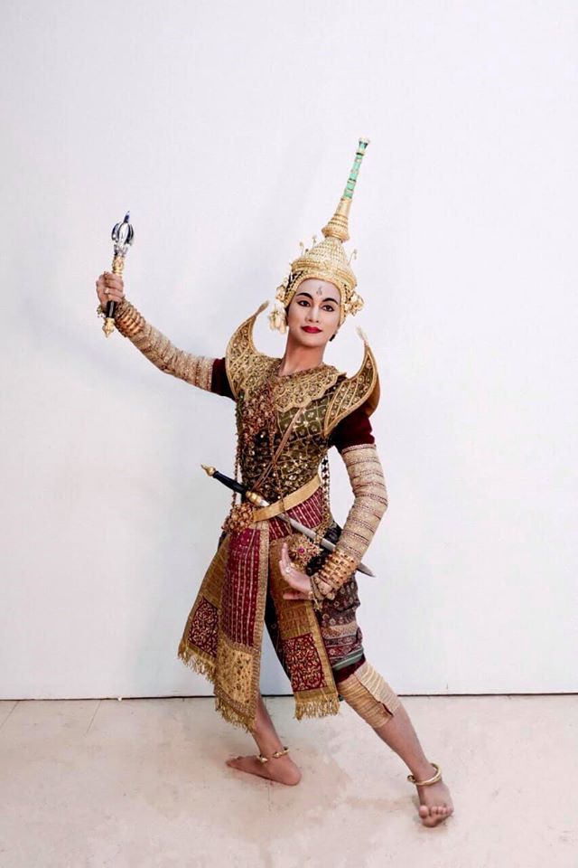 Thailand ðđð | “āđāļāļāļīāļāļĢāļēāļŠāļđāļĢ” Khon masked dance drama in Thailand