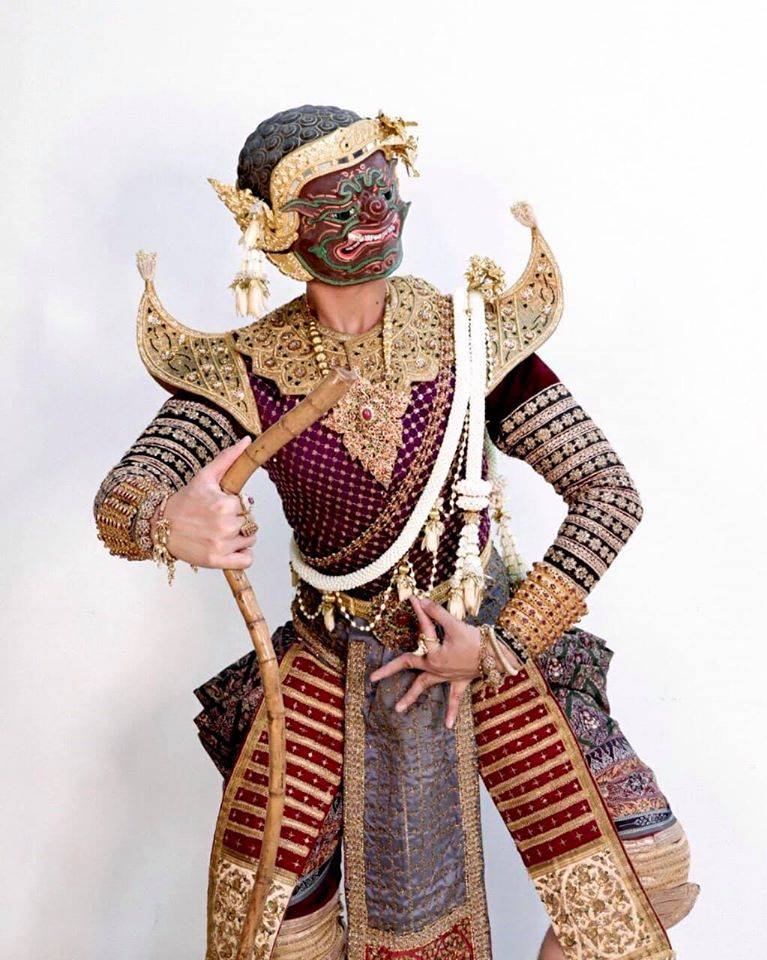 Thailand ðđð | “āđāļāļāļīāļāļĢāļēāļŠāļđāļĢ” Khon masked dance drama in Thailand