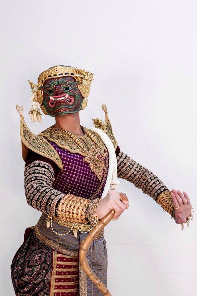 Thailand ðđð | “āđāļāļāļīāļāļĢāļēāļŠāļđāļĢ” Khon masked dance drama in Thailand
