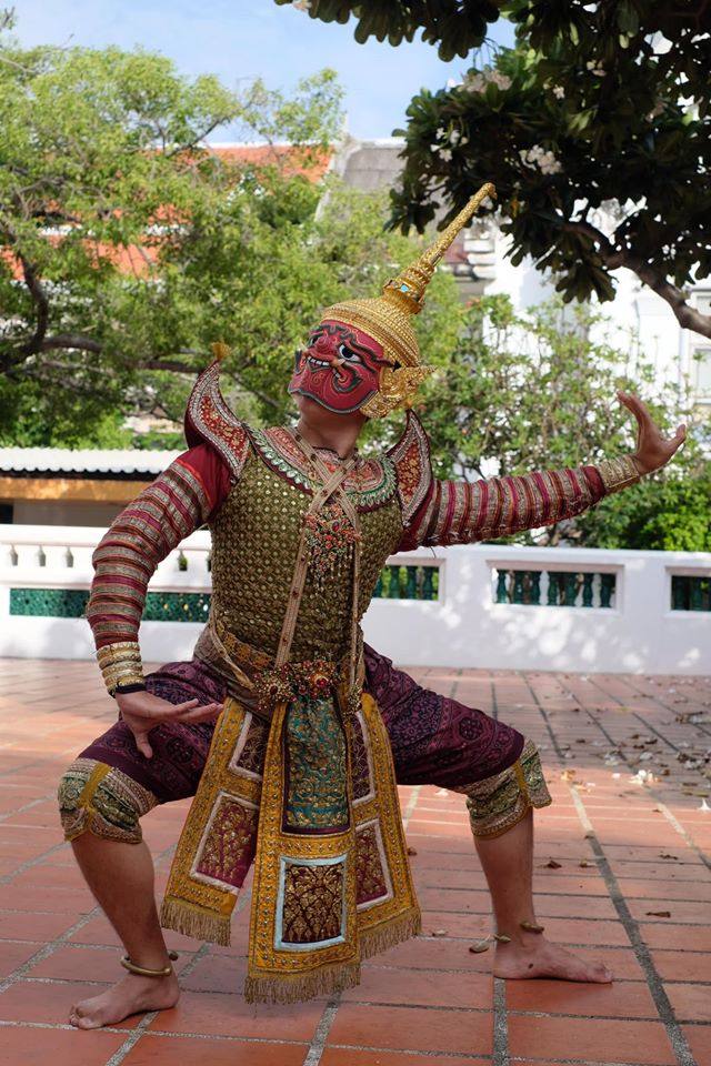 Thailand ðđð | “āđāļāļāļīāļāļĢāļēāļŠāļđāļĢ” Khon masked dance drama in Thailand