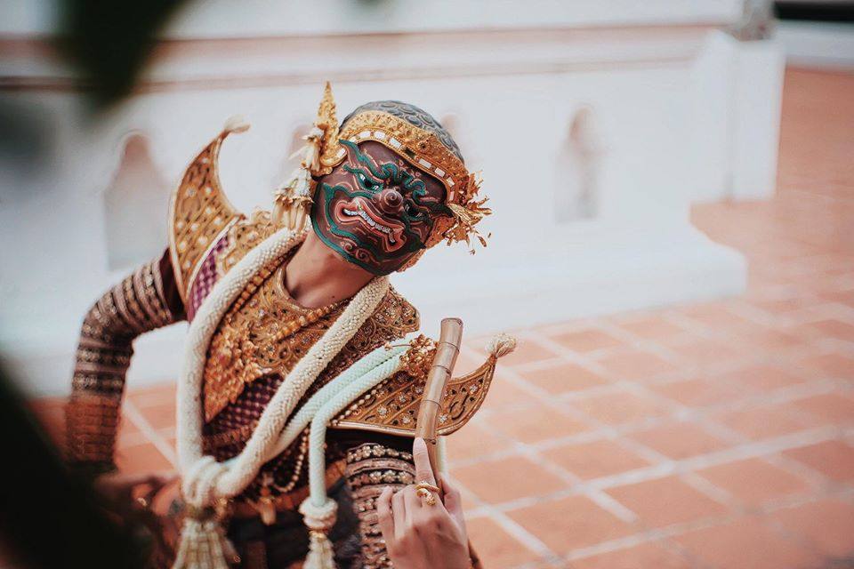 Thailand ðđð | “āđāļāļāļīāļāļĢāļēāļŠāļđāļĢ” Khon masked dance drama in Thailand