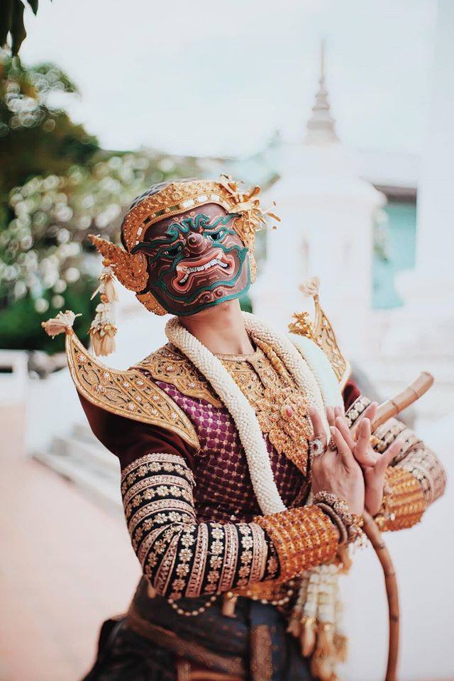 Thailand ðđð | “āđāļāļāļīāļāļĢāļēāļŠāļđāļĢ” Khon masked dance drama in Thailand