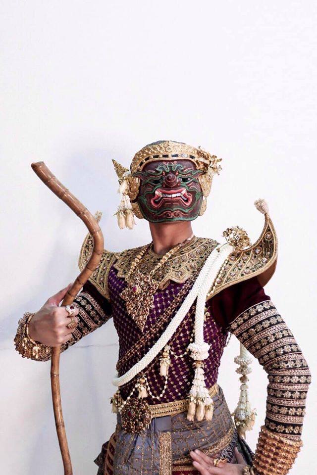 Thailand ðđð | “āđāļāļāļīāļāļĢāļēāļŠāļđāļĢ” Khon masked dance drama in Thailand