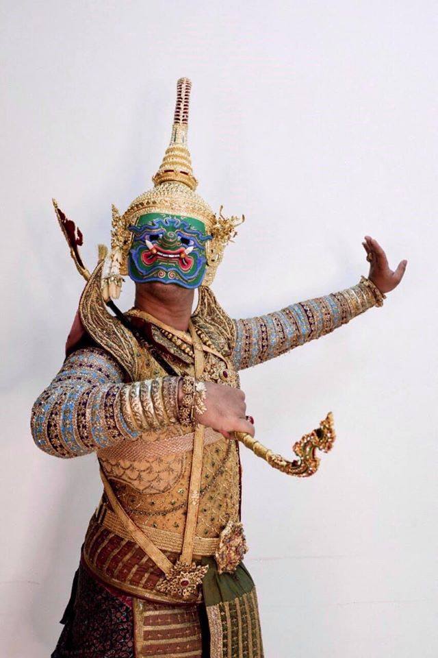 Thailand ðđð | “āđāļāļāļīāļāļĢāļēāļŠāļđāļĢ” Khon masked dance drama in Thailand