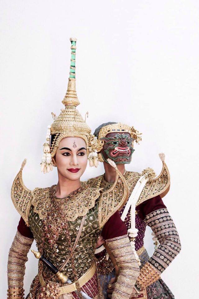 Thailand ðđð | “āđāļāļāļīāļāļĢāļēāļŠāļđāļĢ” Khon masked dance drama in Thailand