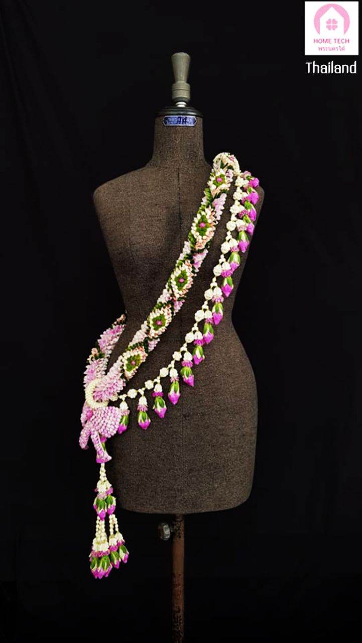 THAILAND 🇹🇭 | "Malai Krui - มาลัยครุย" Traditional Thai Flowers Art