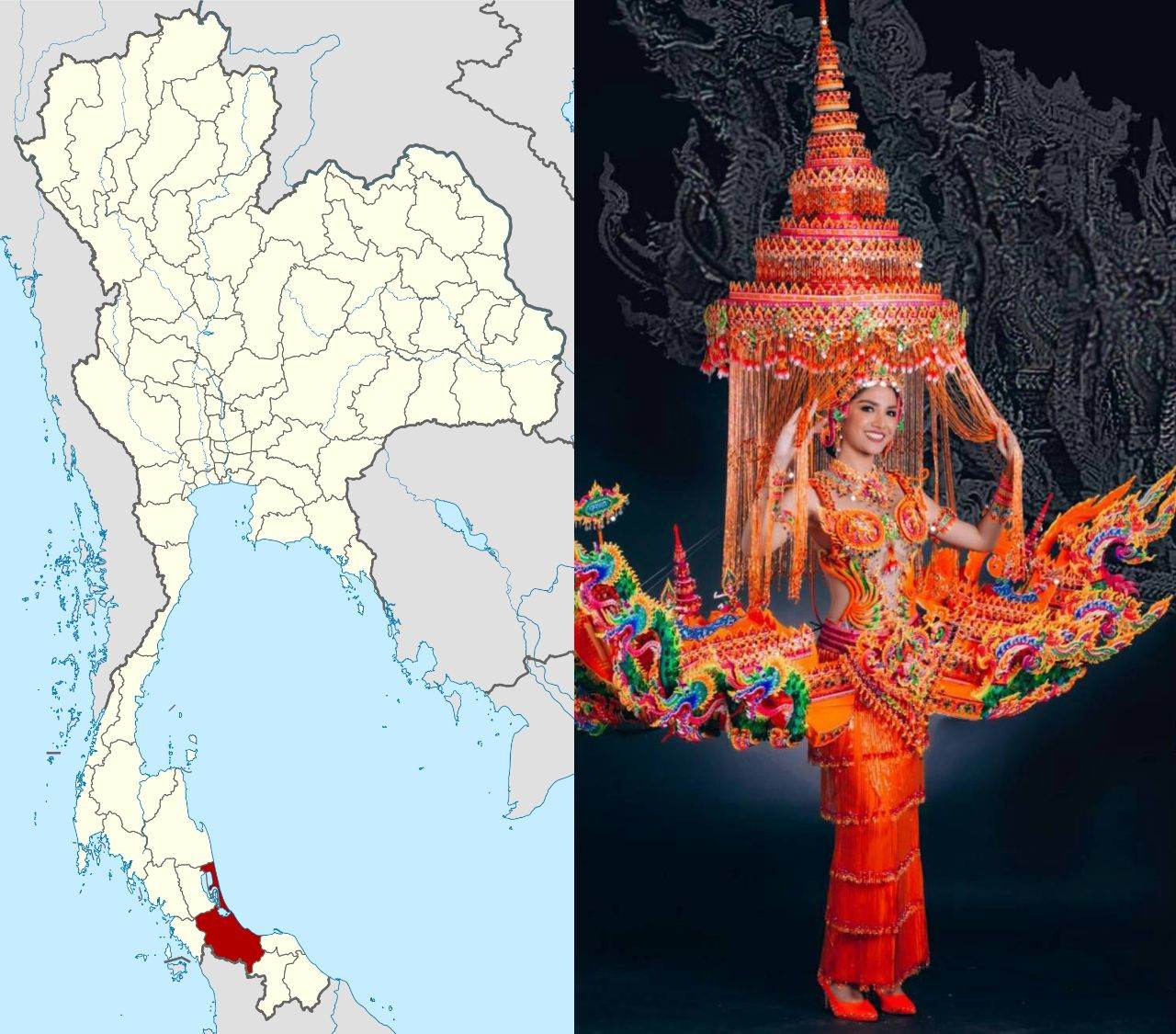THAILAND ðđð | Thai Dress of Miss Grand Thailand 2020. "Songkhla"