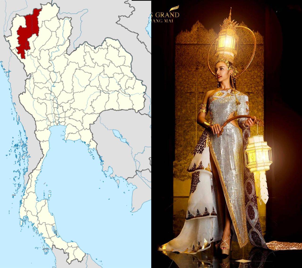 THAILAND 🇹🇭 | Thai Dress of Miss Grand Thailand 2020. "Chiang Mai"