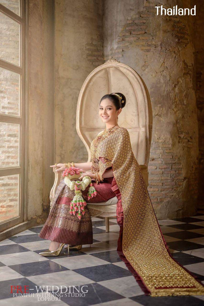 THAILAND 🇹🇭 | Thai wedding dress, ชุดไทยวิวาห์