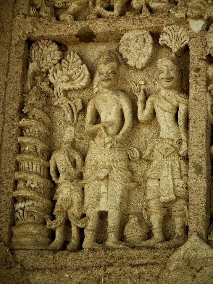 THAILAND 🇹🇭 | Early Ayutthaya period stucco at Wat Lai temple, Lopburi province