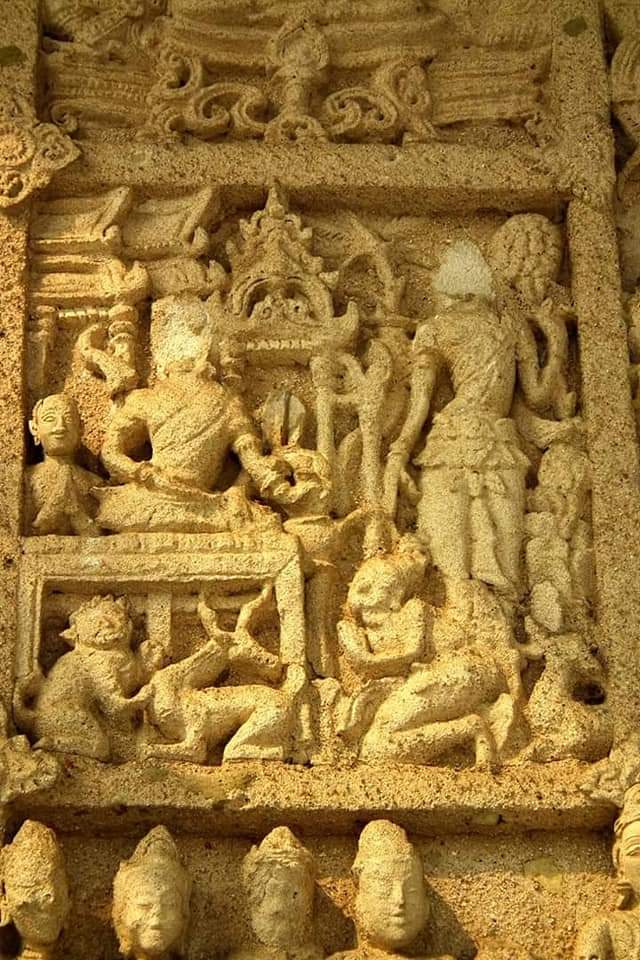 THAILAND 🇹🇭 | Early Ayutthaya period stucco at Wat Lai temple, Lopburi province