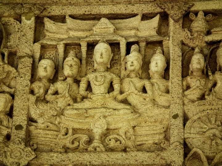 THAILAND 🇹🇭 | Early Ayutthaya period stucco at Wat Lai temple, Lopburi province