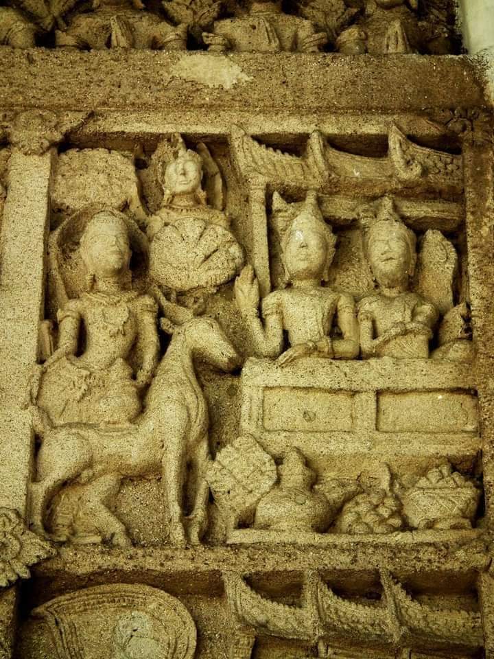 THAILAND 🇹🇭 | Early Ayutthaya period stucco at Wat Lai temple, Lopburi province