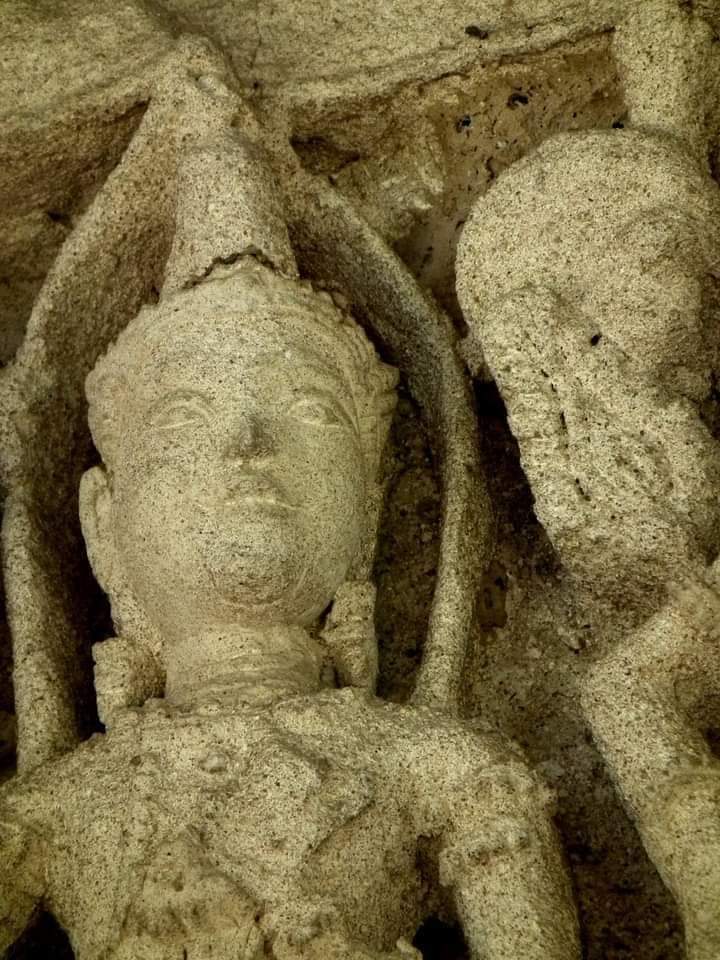 THAILAND 🇹🇭 | Early Ayutthaya period stucco at Wat Lai temple, Lopburi province