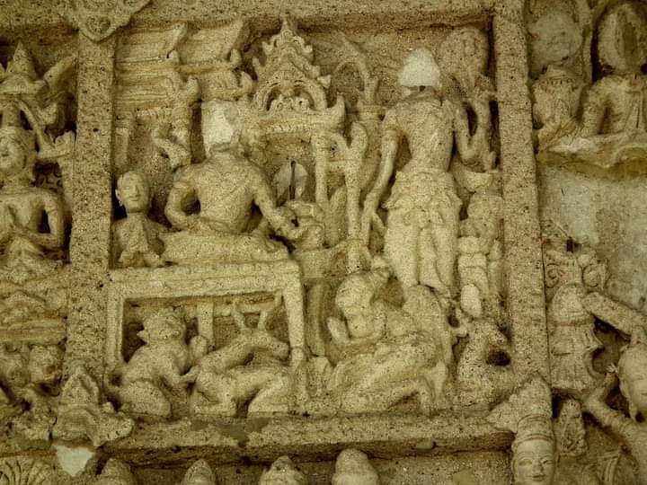 THAILAND 🇹🇭 | Early Ayutthaya period stucco at Wat Lai temple, Lopburi province