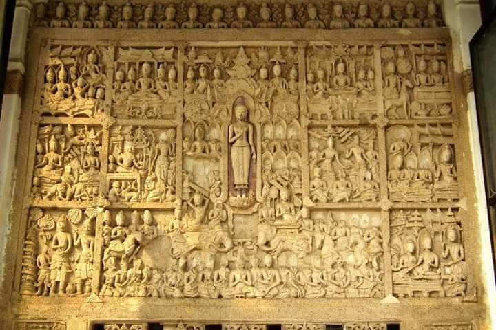 THAILAND 🇹🇭 | Early Ayutthaya period stucco at Wat Lai temple, Lopburi province