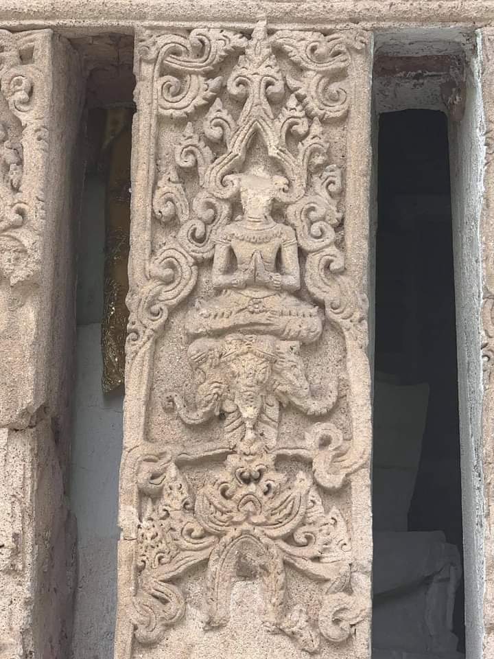 THAILAND 🇹🇭 | Early Ayutthaya period stucco at Wat Lai temple, Lopburi province