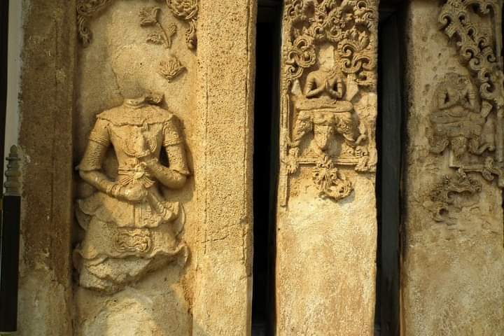 THAILAND 🇹🇭 | Early Ayutthaya period stucco at Wat Lai temple, Lopburi province