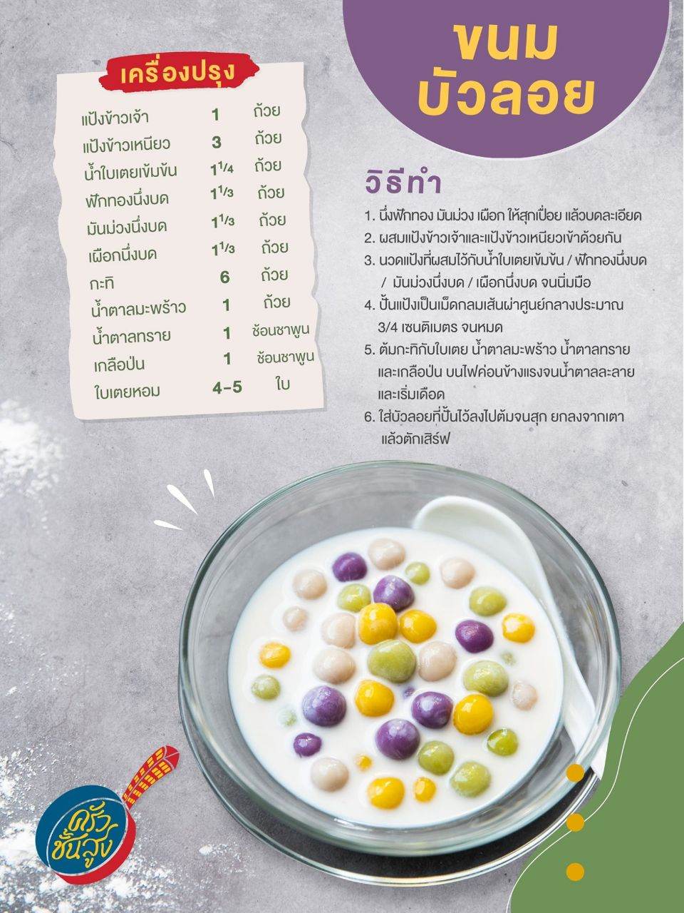 เมนูอร่อย " ครัวชั้นสูง "