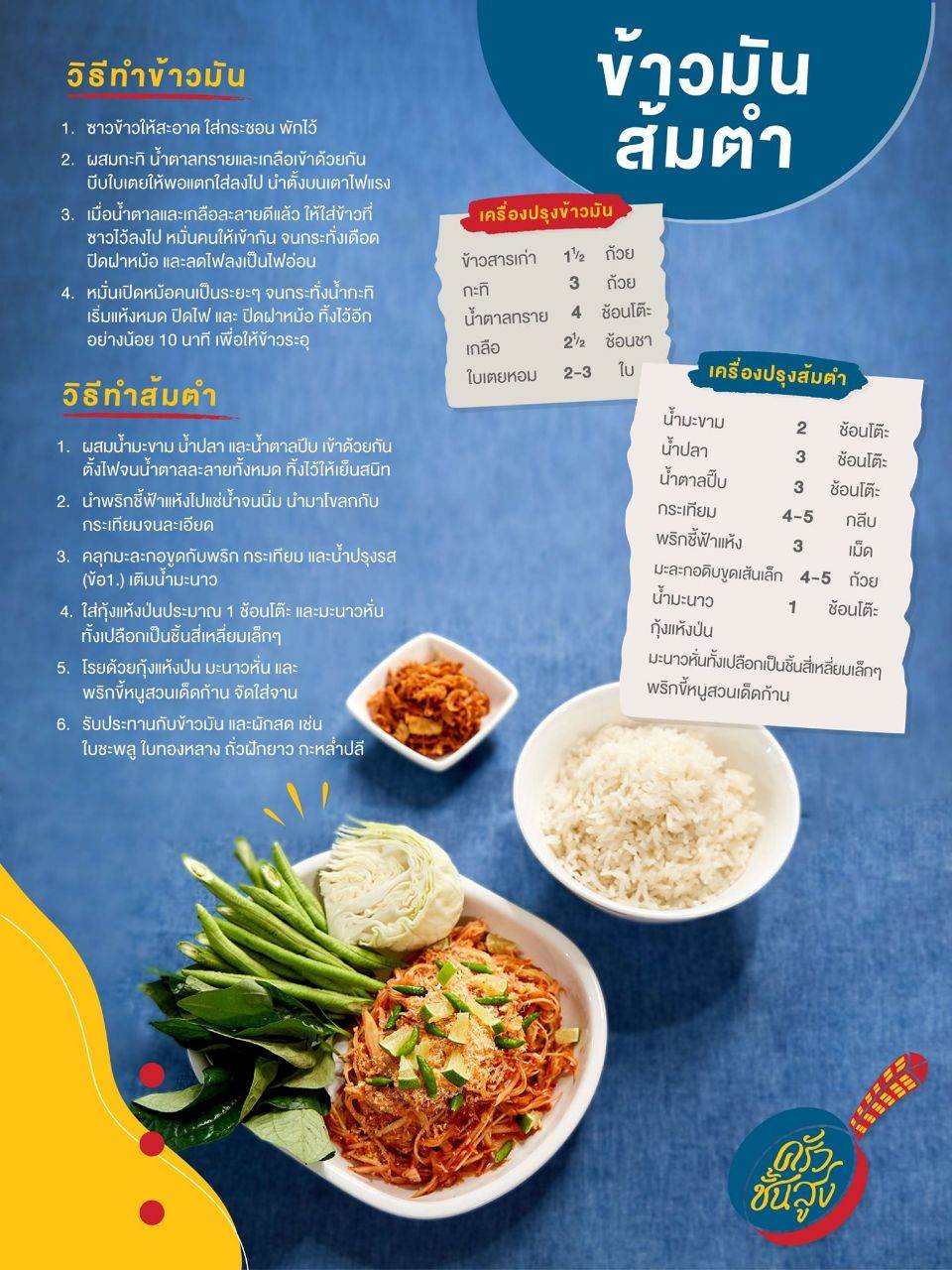 เมนูอร่อย " ครัวชั้นสูง "