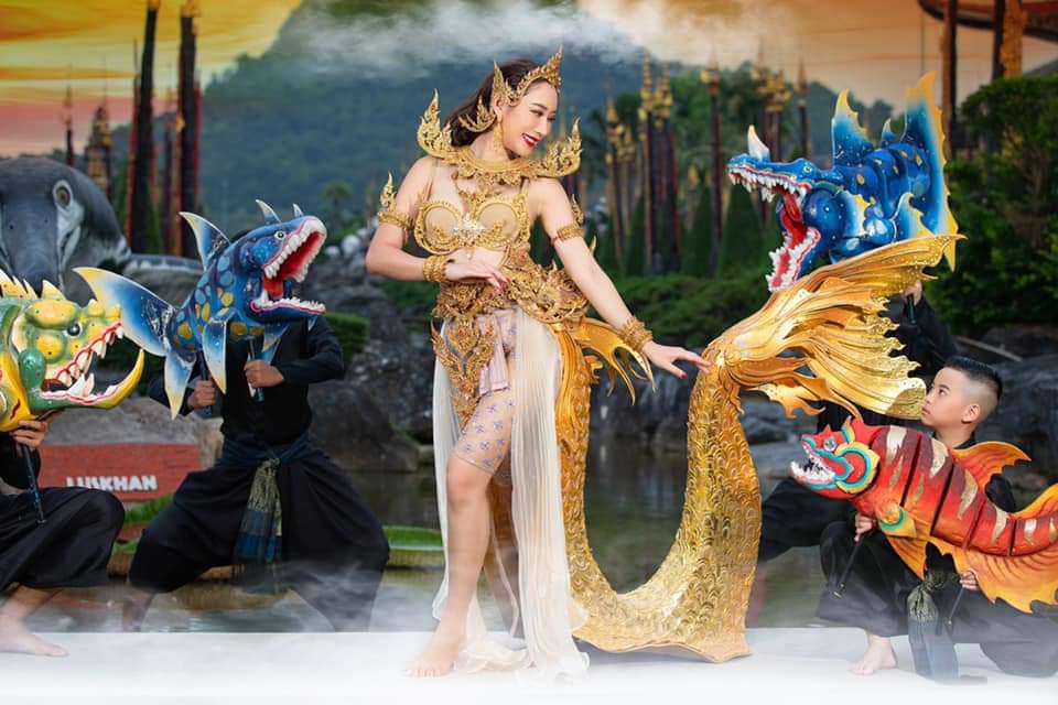 THAILAND 🇹🇭 | Thai National Costume by Miss Earth Thailand 2020