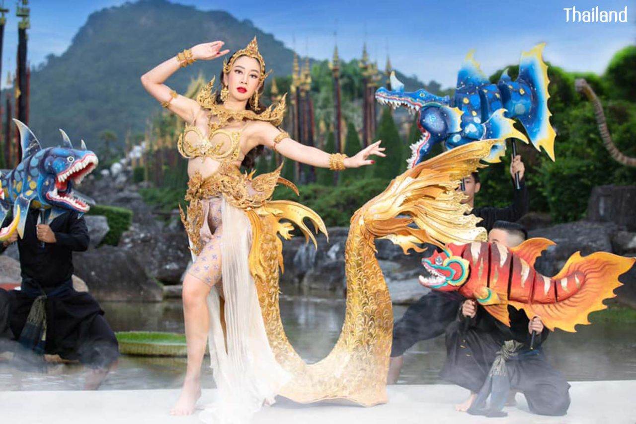 THAILAND 🇹🇭 | Thai National Costume by Miss Earth Thailand 2020