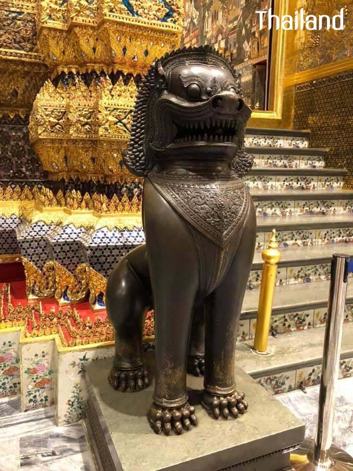 THAILAND 🇹🇭 | The Singha statue in wat phra kaew - Thai royal palace, Bangkok