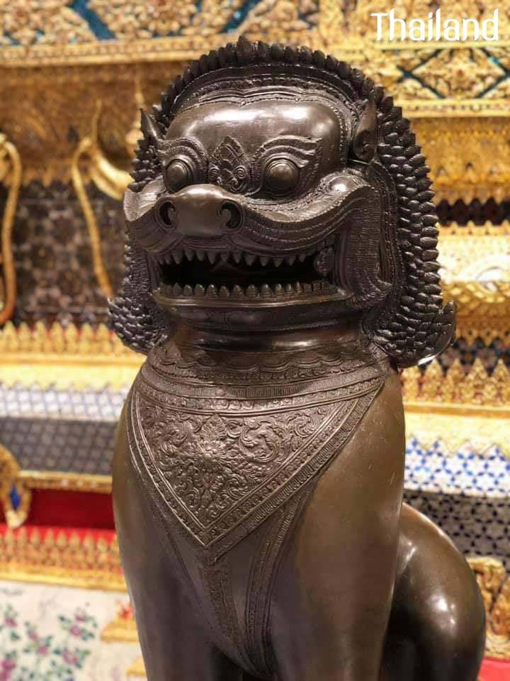 THAILAND 🇹🇭 | The Singha statue in wat phra kaew - Thai royal palace, Bangkok