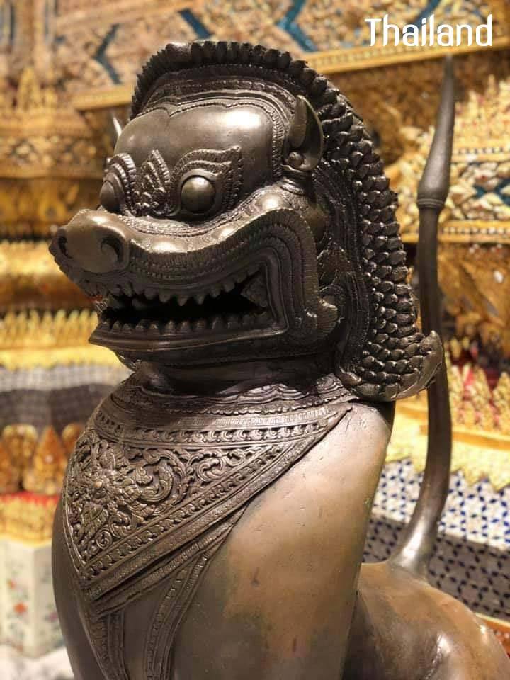 THAILAND 🇹🇭 | The Singha statue in wat phra kaew - Thai royal palace, Bangkok