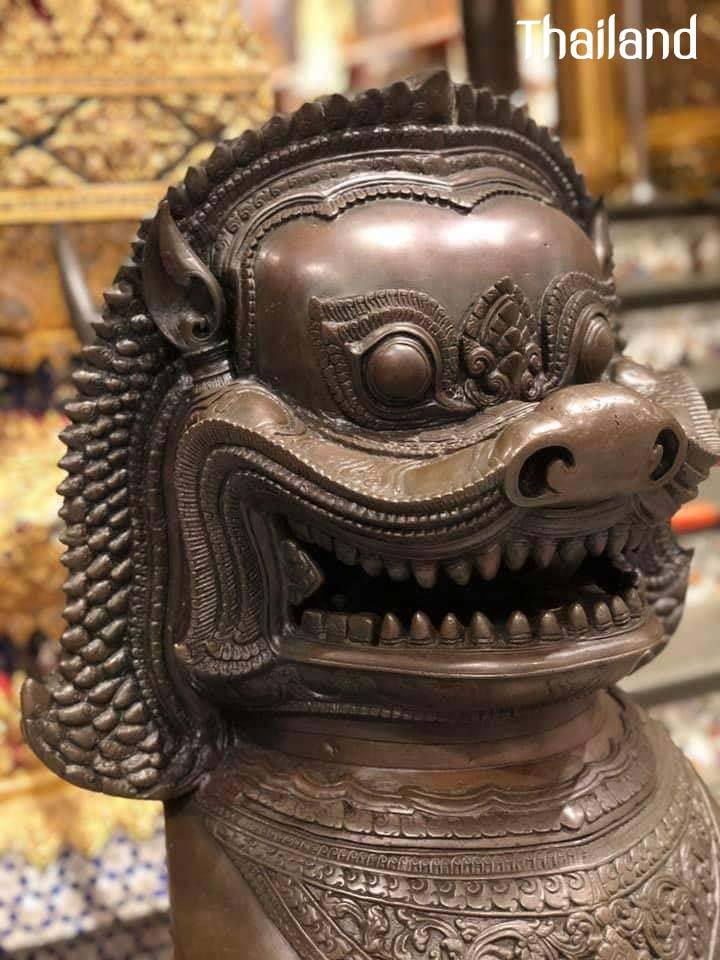 THAILAND 🇹🇭 | The Singha statue in wat phra kaew - Thai royal palace, Bangkok