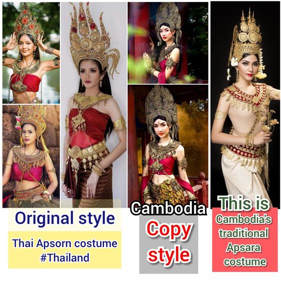 Thai Apsorn costume - Thai Apsara. #Thai style.