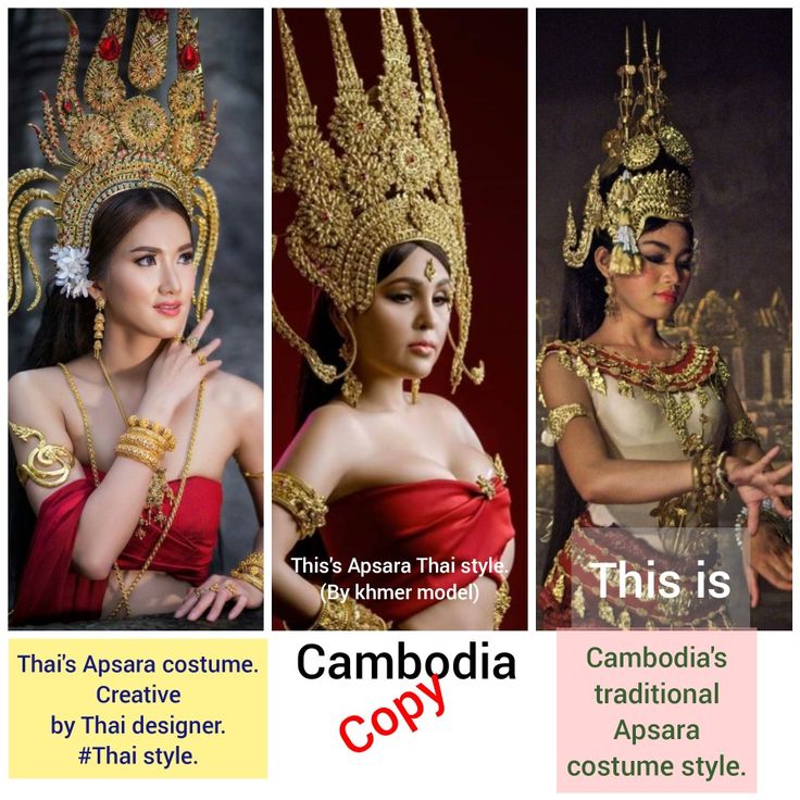 Thai Apsorn costume - Thai Apsara. #Thai style.