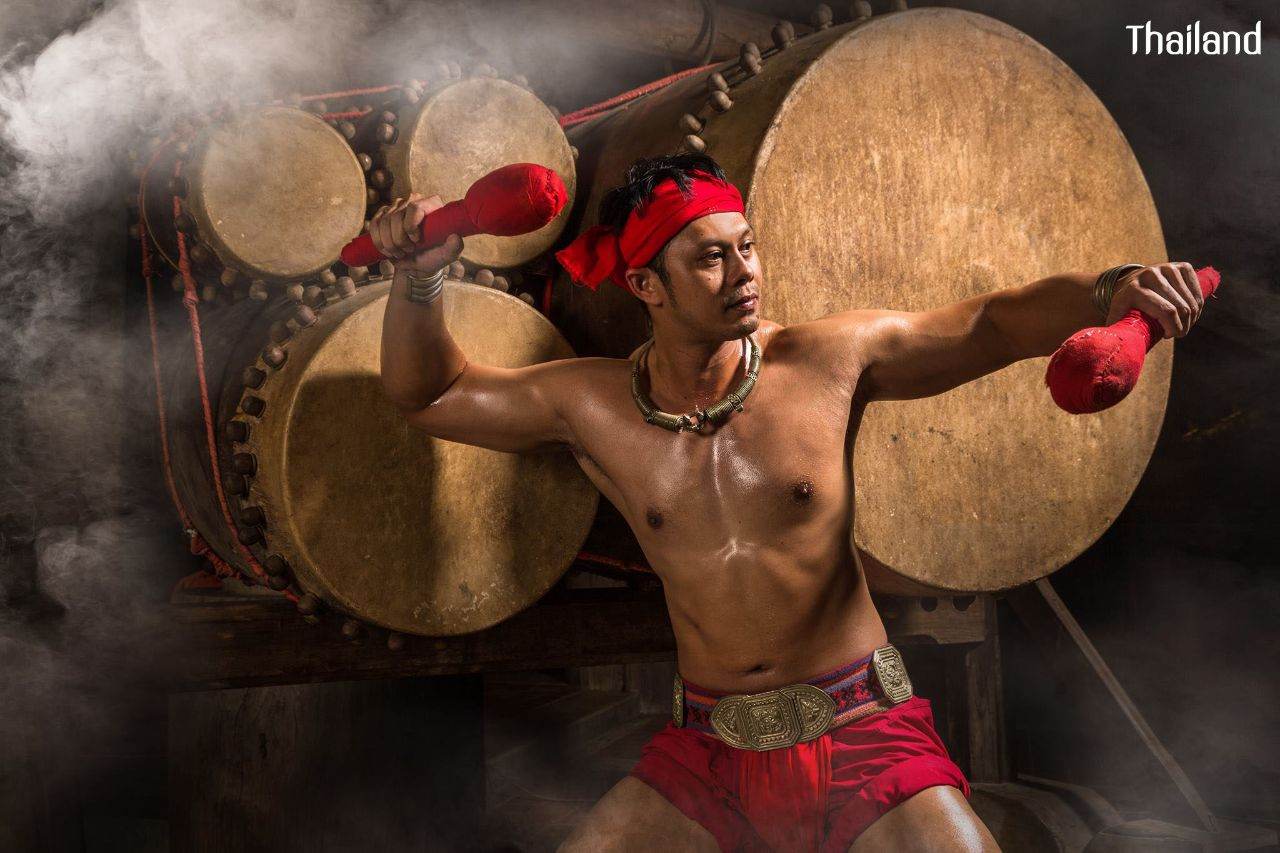 THAILAND 🇹🇭 | "กลองปูจา" The Puja drums of Lanna, the lanna music instrument in Northern region of Thailand.