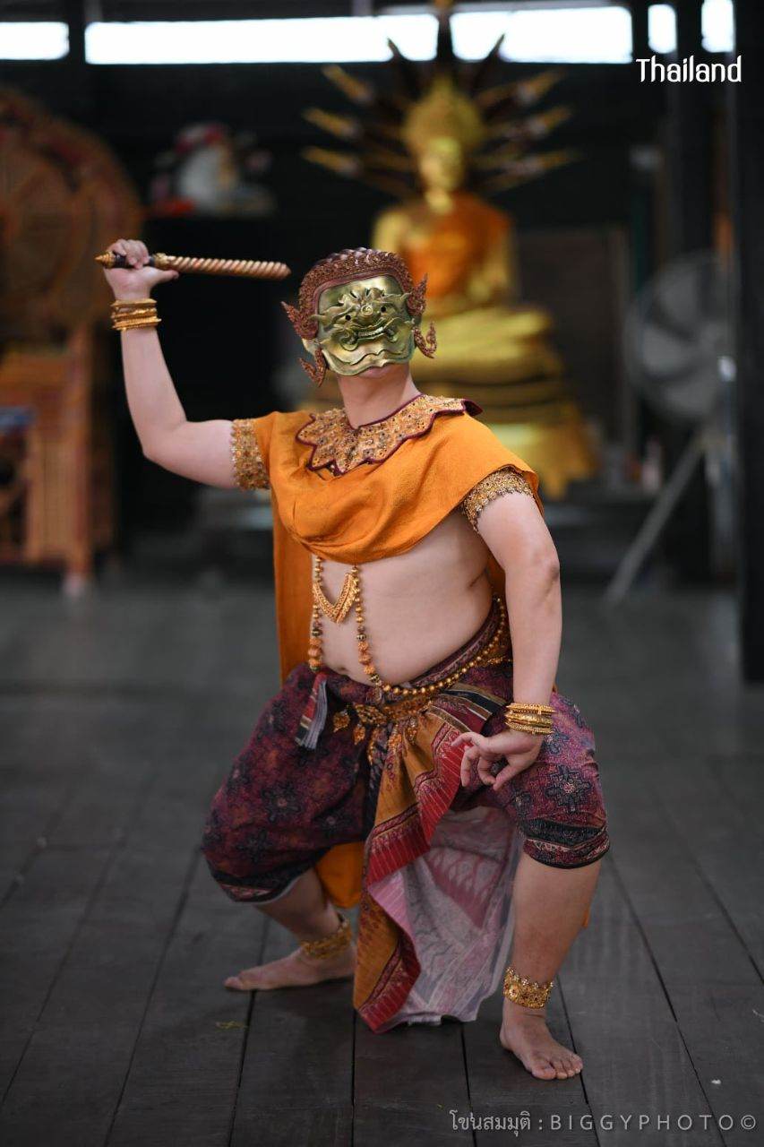THAILAND 🇹🇭 | Khon masked dance drama in Ayutthaya Era. โขนสมมุติอยุธยา (ตอนสำมนักขาหาคู่)