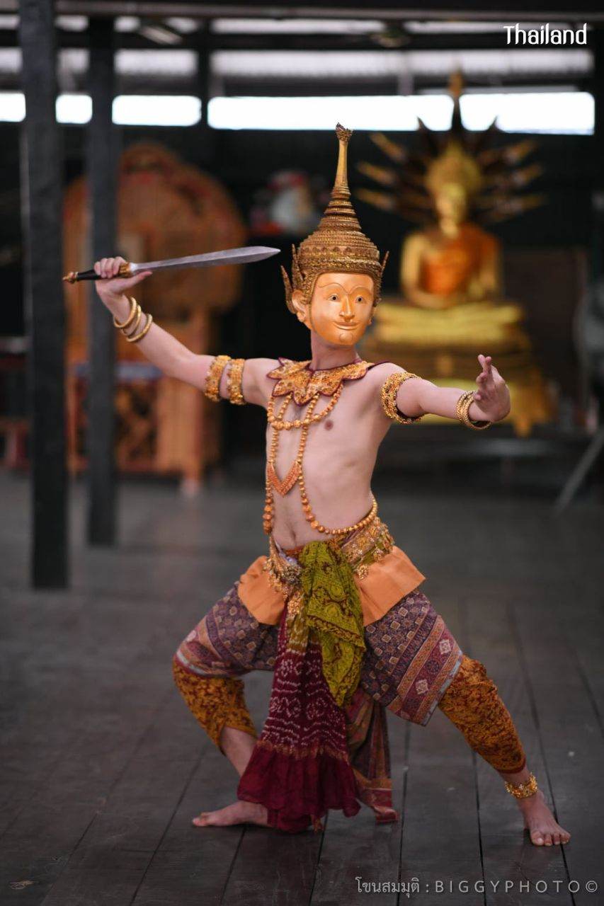 THAILAND 🇹🇭 | Khon masked dance drama in Ayutthaya Era. โขนสมมุติอยุธยา (ตอนสำมนักขาหาคู่)
