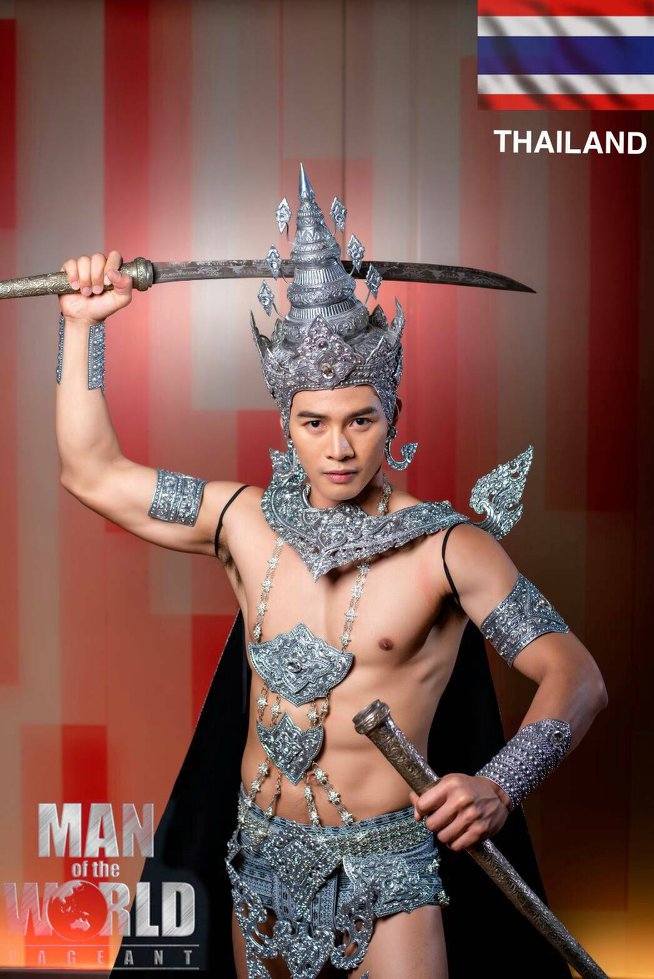 Thailand 🇹🇭 | Thai traditional costume, ชุดประจำชาติ Man OF The World Thailand 2018