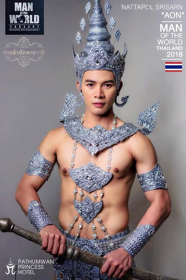 Thailand 🇹🇭 | Thai traditional costume, ชุดประจำชาติ Man OF The World Thailand 2018