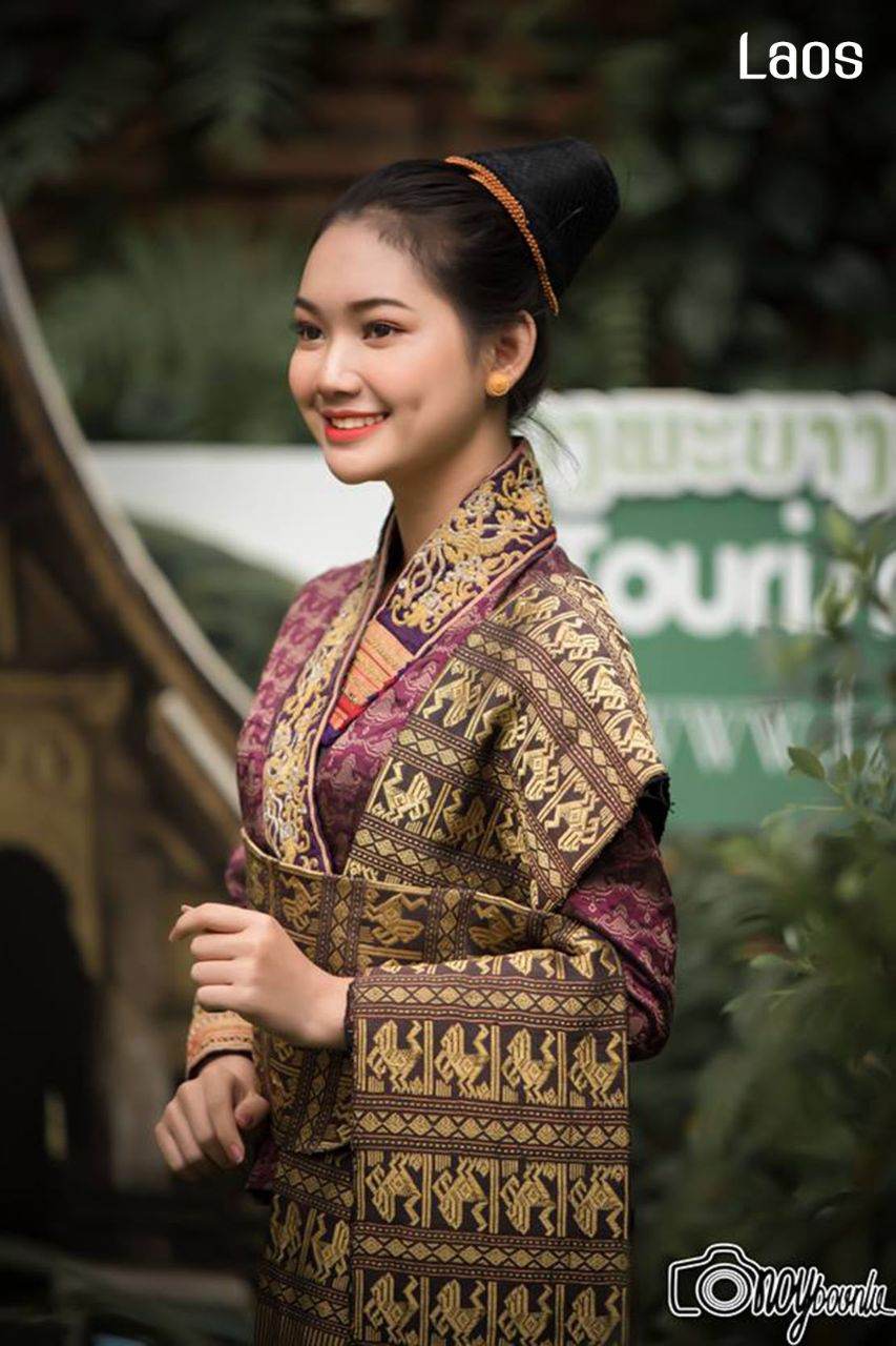 Laos 🇱🇦 | Laos traditional dress. ຊຸດ​ລາວ - ການແຕ່ງກາຍຂອງແມ່ຍິງລາວ