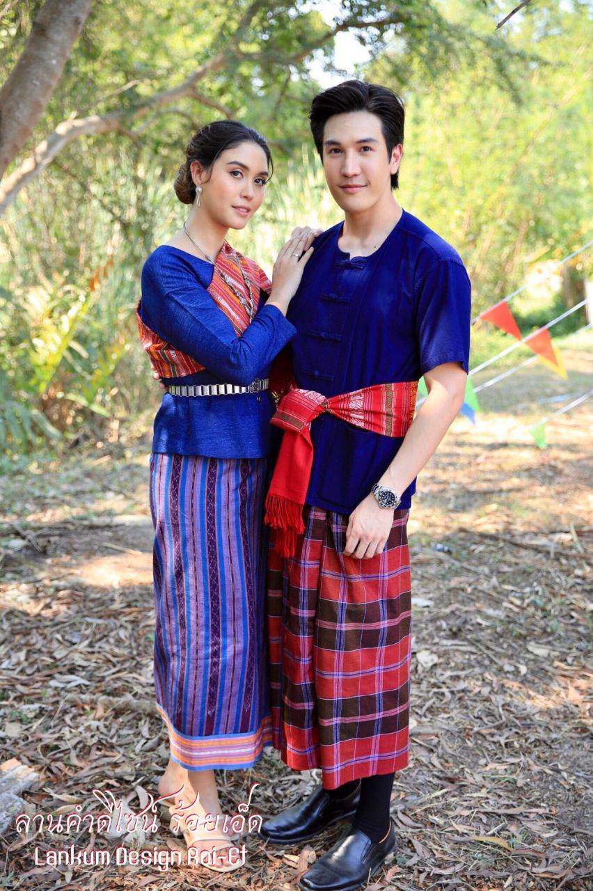 Traditional Wedding Costume in Northeastern, Thailand.