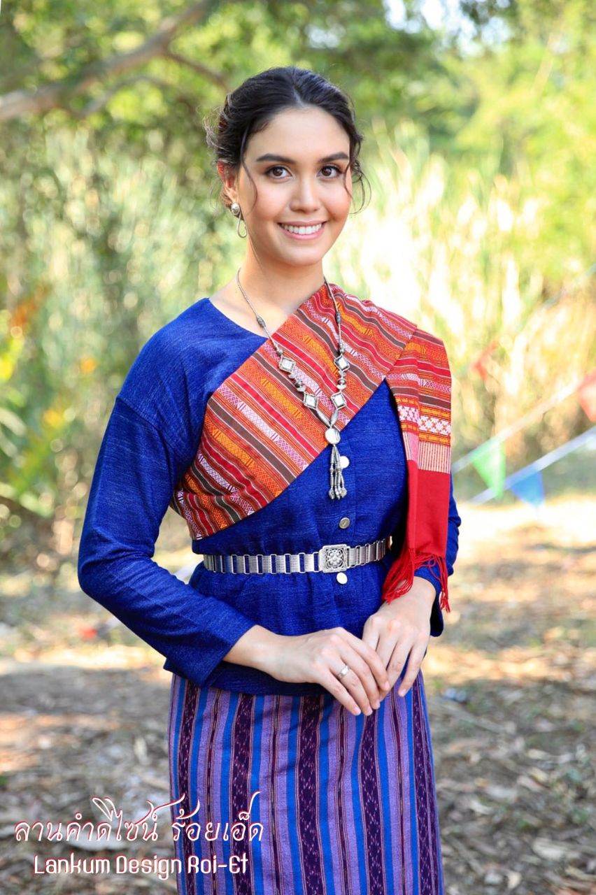 Traditional Wedding Costume in Northeastern, Thailand.