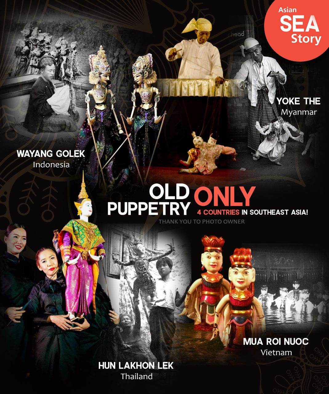 Only 4 Countries in SEA You can find the Old Puppetry!🧡