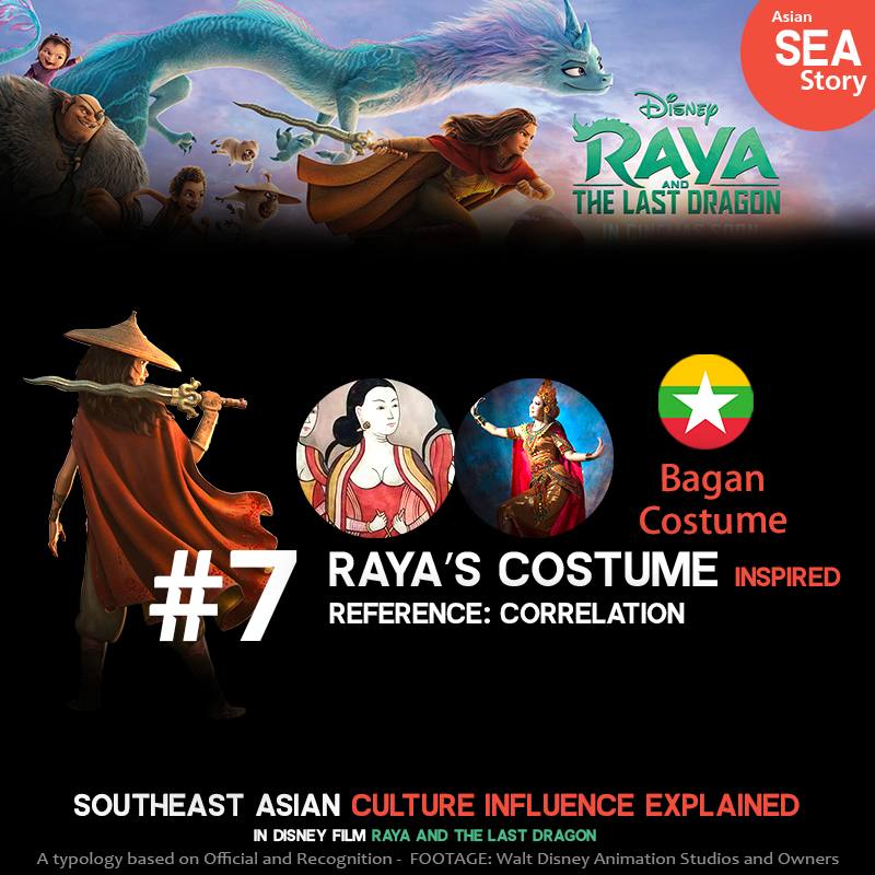 7.Raya’s Costumes Inspired: Bagan Costume from Myanmar