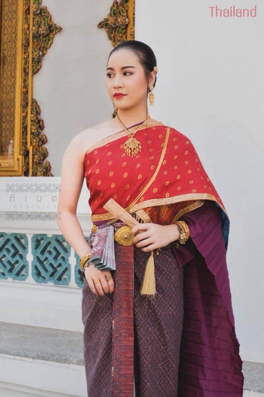 The Sbai, Thai dress (สไบ-ชุดไทย) | THAILAND 🇹🇭