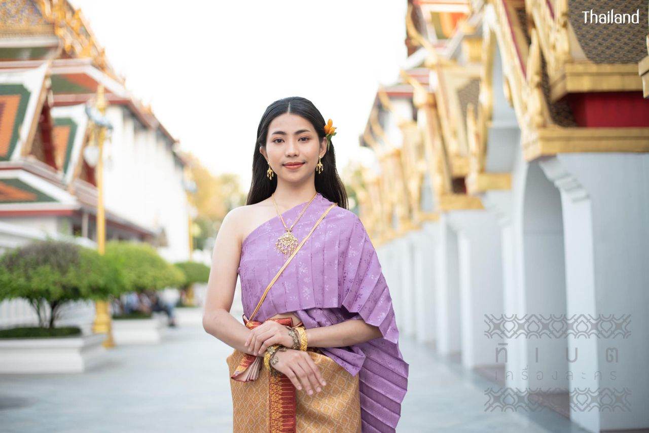 The Sbai, Thai dress (สไบ-ชุดไทย) | THAILAND 🇹🇭